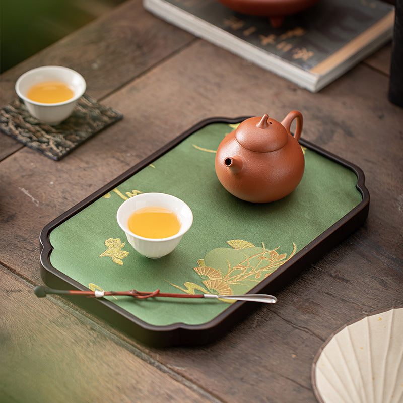 Traditional Chinese Style Dry Tea Tray, Heavy Bamboo Teapot Stand, Small Tea Table, Household Kung Fu Tea Set Tray, Tea Tray, Tea Serving Tray, Tea Offering Tray