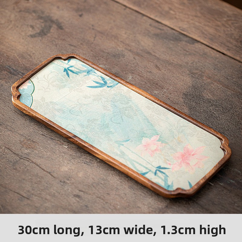 Traditional Chinese Style Dry Tea Tray, Heavy Bamboo Teapot Stand, Small Tea Table, Household Kung Fu Tea Set Tray, Tea Tray, Tea Serving Tray, Tea Offering Tray