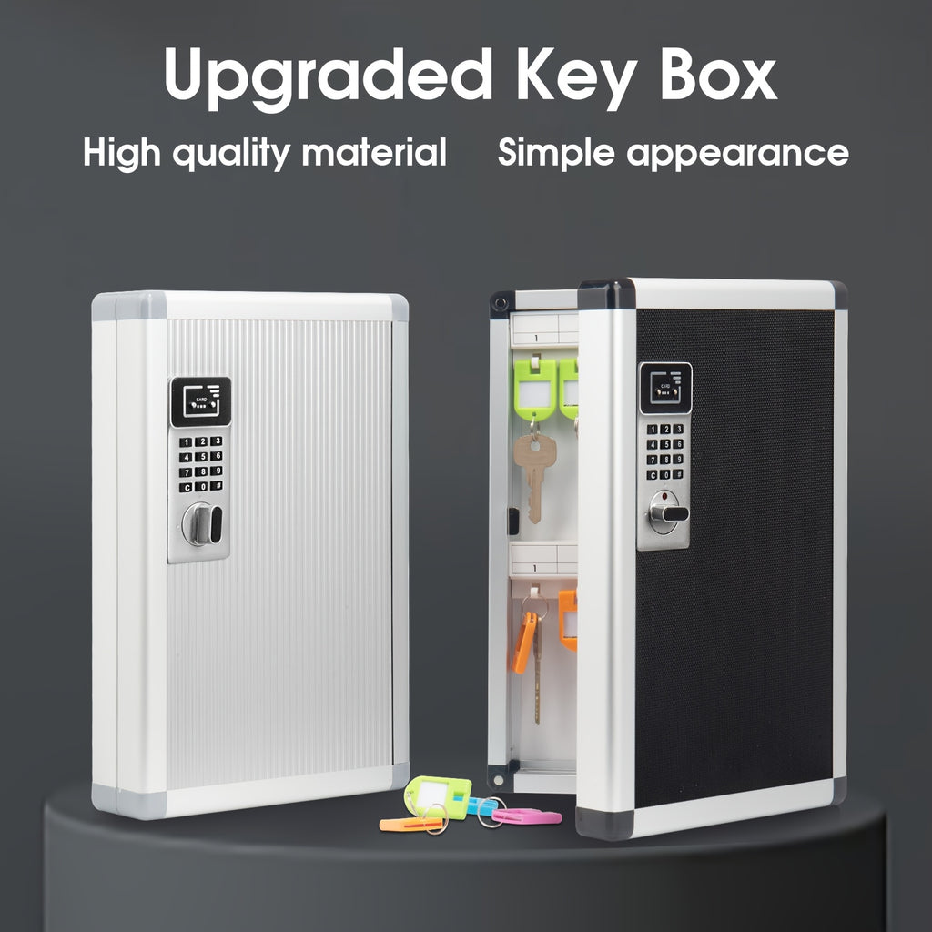 Key Box with Label, Equipped with Password Lock, Good Security, Suitable for Schools, Car Dealers, Hospitals, Etc. to Manage Keys Key Lock Box Key Storage