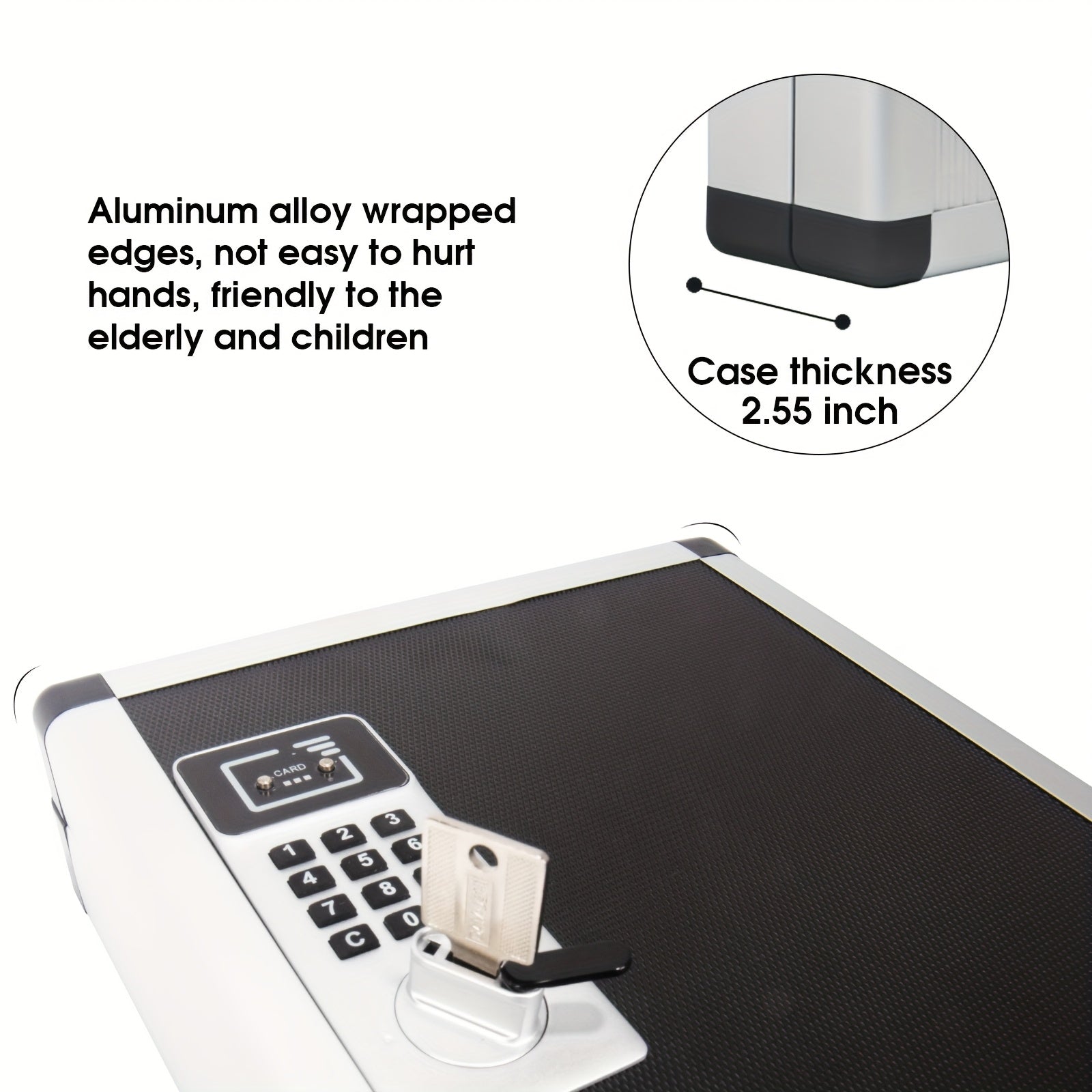 Key Box with Label, Equipped with Password Lock, Good Security, Suitable for Schools, Car Dealers, Hospitals, Etc. to Manage Keys Key Lock Box Key Storage