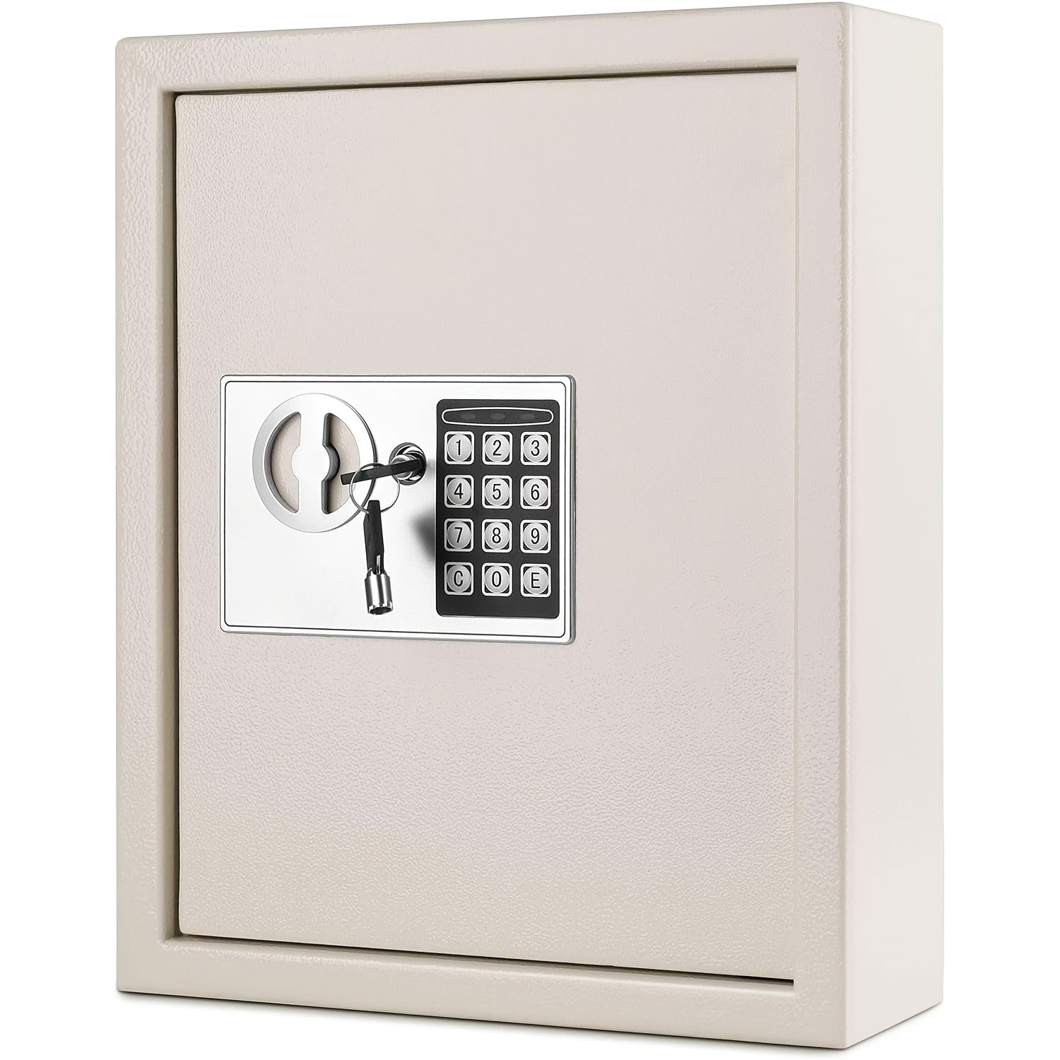 Heavy-duty Security Lock Box, Wall-mounted Key Cabinet with 40 Key Slots, Key Storage Box, Wall-mounted Lock Box for Key Storage, Suitable for Property Management, Hotels,