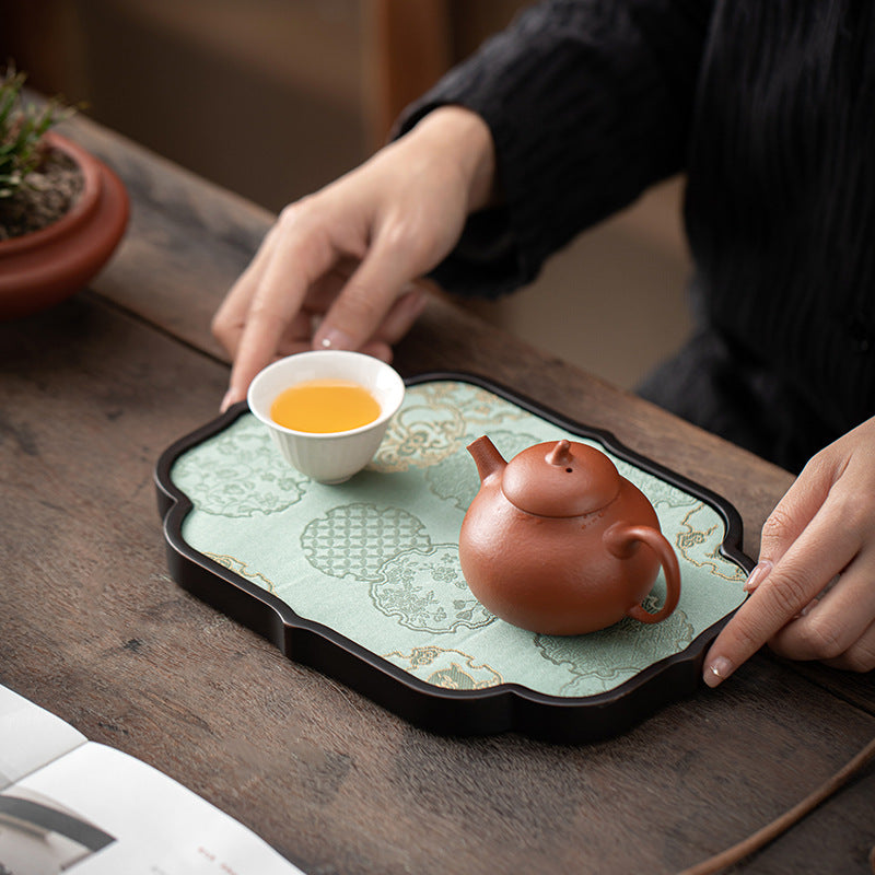 Traditional Chinese Style Dry Tea Tray, Heavy Bamboo Teapot Stand, Small Tea Table, Household Kung Fu Tea Set Tray, Tea Tray, Tea Serving Tray, Tea Offering Tray