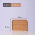 Wholesale Water Cup Tray and Wood Products Craft Tray Dinner Plate Barbecue Cheese Tray Cake Dried Fruit Tray Tableware