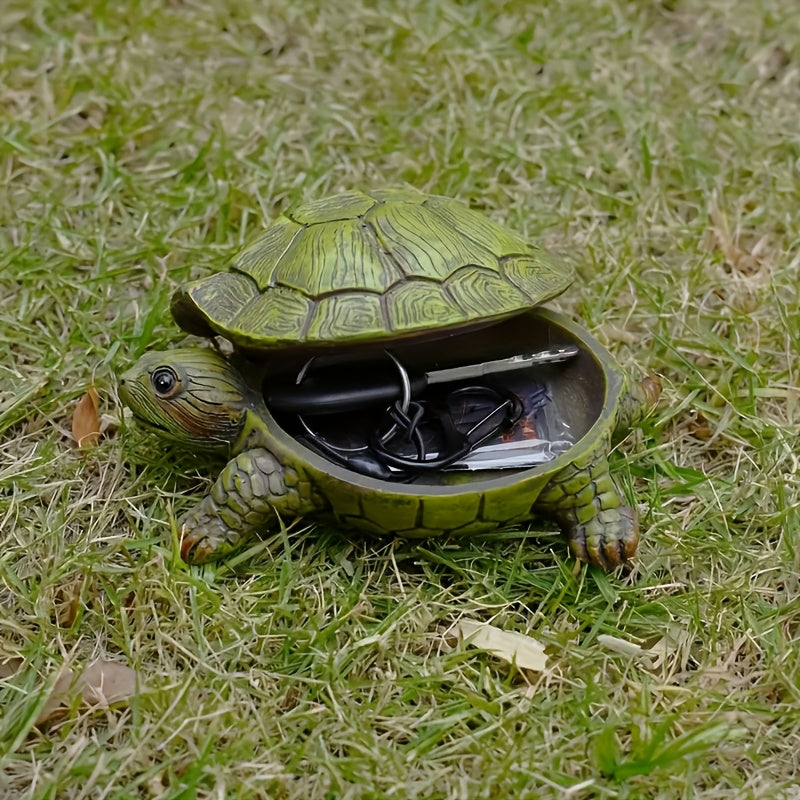 2pcs Retro Turtle Shaped Storage Box, Easily Accommodating Small Items Such As Keys, Earrings, Coins, Etc., Combining Decoration And Practicality, Suitable for Various Home Styles Such As Rural, Retro, Nordic