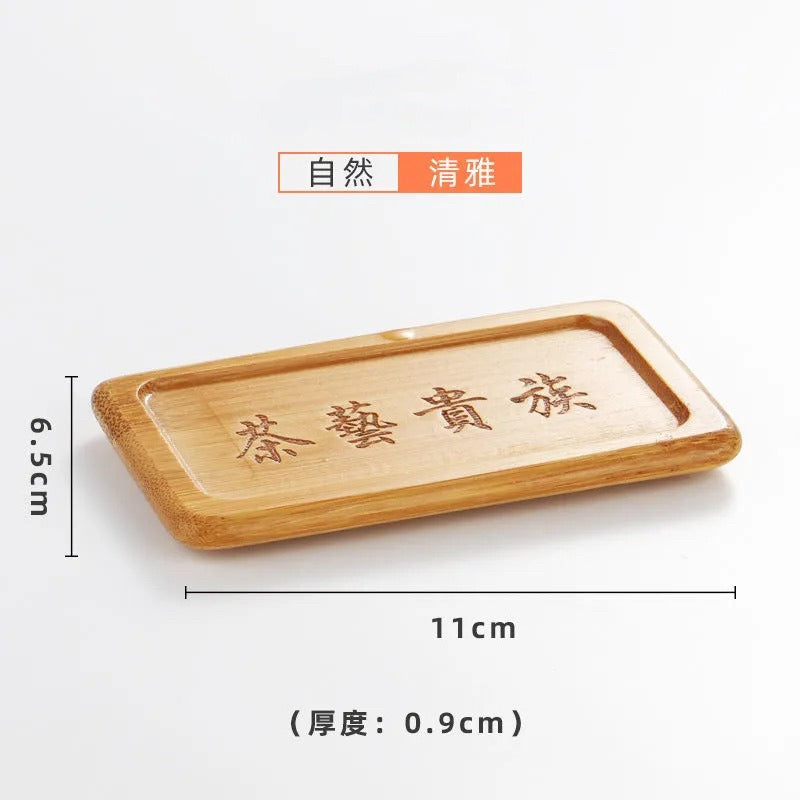 Wholesale Water Cup Tray and Wood Products Craft Tray Dinner Plate Barbecue Cheese Tray Cake Dried Fruit Tray Tableware